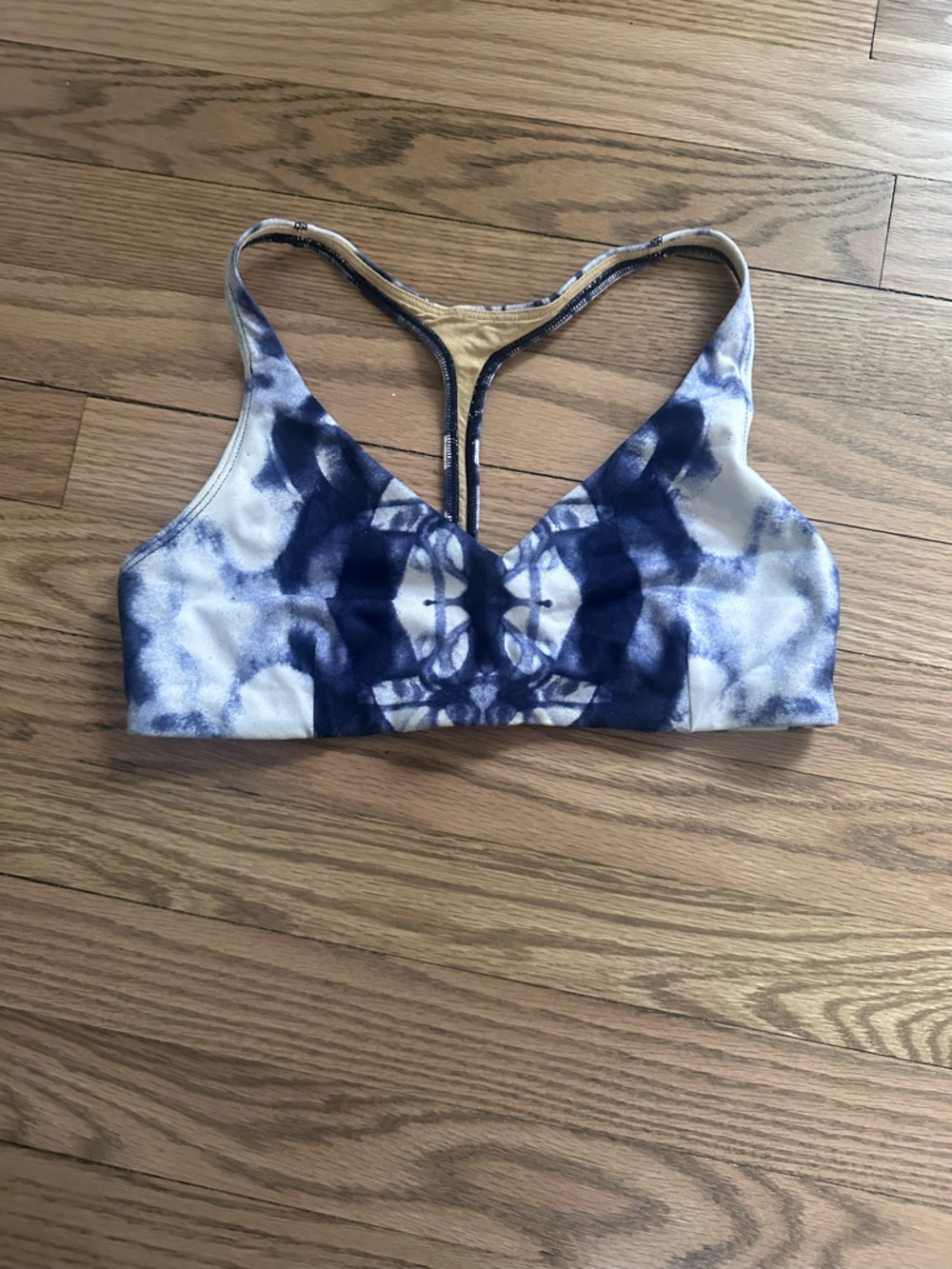 lululemon athletica Purple and White Tie-Dye Sports Bra